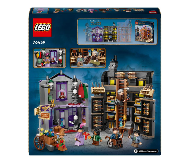 LEGO HARRY POTTER 76439 Sklepy Ollivandera i Madame Malkin - 1248465 - zdjęcie 7